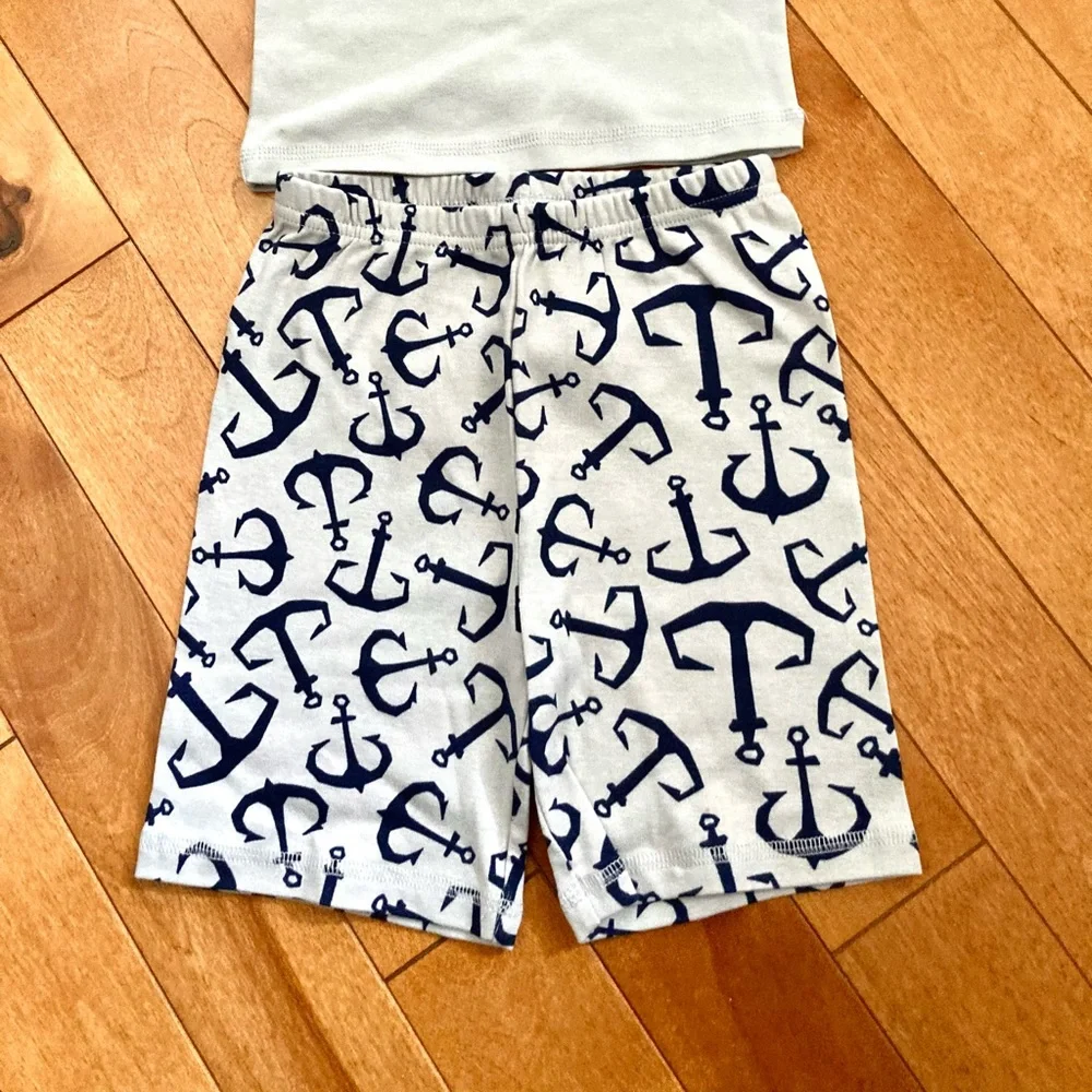 NWT Gymboree Snooze Cruise 2 Piece Shortie Pajamas 6